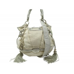 NEUF SAC A MAIN LANCEL BRIGITTE BARDOT BB A04657 COTON BANDOULIERE HANDBAG 890€