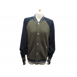 BLOUSON BOMBER HERMES TEDDY JOGGING BRODERIE H 46 S BICOLORE VEST JACKET 1390€