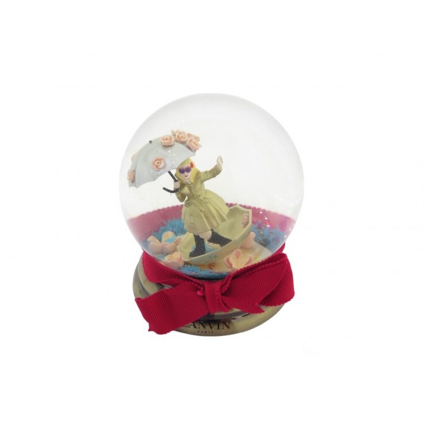 BOULE A NEIGE LANVIN BOULE A NEIGE FEMME AUX PARAPLUIES + BOITE SNOW GLOBE