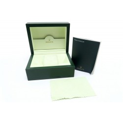 BOITE POUR MONTRE ROLEX 30.00.01 DATEJUST OYSTER SUBMARINER CUIR VERT WATCH BOX