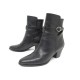 CHAUSSURES BOTTINES CELINE JODHPUR 327673002C 36.5 CUIR NOIR + BOITE SHOES 990€