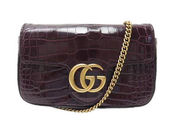 sac a main gucci super mini gg marmont 476433