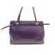 SAC A MAIN HERMES CABANA 35 CUIR GRAINE PRUNE CABAS PLUM LEATHER HAND BAG 2480€