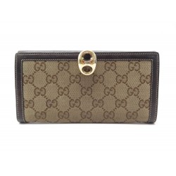 PORTEFEUILLE GUCCI TOILE MONOGRAMMEE GG 159641 PORTE MONNAIE CANVAS WALLET 690€