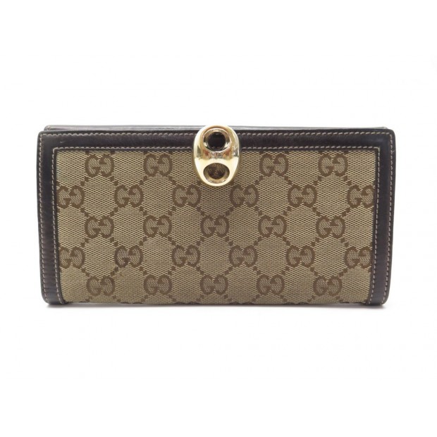 PORTEFEUILLE GUCCI TOILE MONOGRAMMEE GG 159641 PORTE MONNAIE CANVAS WALLET 690€