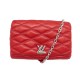 SAC A MAIN LOUIS VUITTON GO-14 MM MALLETAGE EN CUIR ROUGE BANDOULIERE BAG 6000€