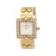 VINTAGE MONTRE BAUME & MERCIER CARRE MV035065 OR JAUNE 18K DIAMANTS QUARTZ 7300€