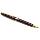 STYLO BILLE MONTBLANC MEISTERSTUCK CLASSIQUE DORE EN RESINE BORDEAUX PEN 425€