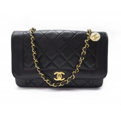 VINTAGE SAC A MAIN CHANEL DIANA MEDAILLON LOGO CC BANDOULIERE HAND BAG 8000€