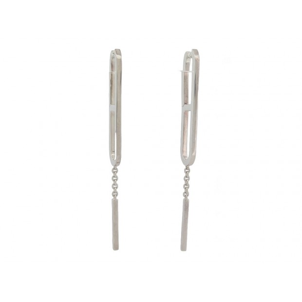 BOUCLES D'OREILLES HERMES EVER CHAINE D'ANCRE MM EN ARGENT 925 EARRINGS 890€