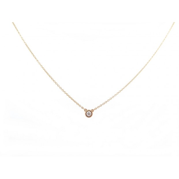 NEUF COLLIER TIFFANY & CO DIAMONDS BY THE YARD ELSA PERETTI OR JAUNE 18K 1300€