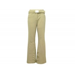 PANTALON DE SKI PRADA 22B489 T 42 IT 38 FR M EN NYLON BEIGE TROUSERS 1650€