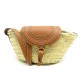 NEUF SAC A MAIN CHLOE PETIT PANIER MARCIE RAPHIA ET CUIR BANDOULIERE BAG 490€