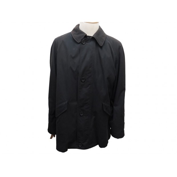 MANTEAU BURBERRY NEW MATE CONVERTIBLE 2 EN 1 110JQ61 54 L NOIR COAT JACKET 2000€