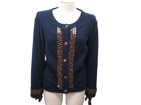 veste chanel cardigan orne paris byzance p41690k03132