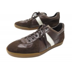 CHAUSSURES DIOR HOMME BASKETS B01 41 EN CUIR MARRON BROWN LEATHER SHOES 790€