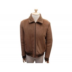 BLOUSON SAINT LAURENT VESTE BOMBER 500416 48 M EN DAIM SUEDE JACKET 1890€