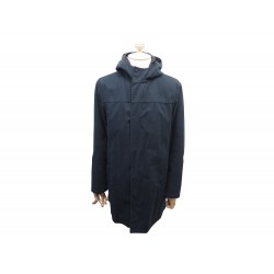 MANTEAU PRADA 3 EN 1 AMOVIBLE SGV112 48 IT 52 L FR BLEU TRANSFORMABLE COAT 3500€