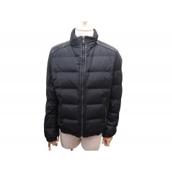 MANTEAU PRADA DOUDOUNE A EMPIECEMENTS EN CUIR SGH983 L 52 BLOUSON JACKET 2000€