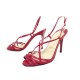 CHAUSSURES CHRISTIAN LOUBOUTIN SANDALES A TALONS 36.5 ROUGE SANDALS SHOES 795€