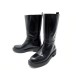 NEUF CHAUSSURES PRADA BOTTES MOTARDES 38.5 CUIR NOIR + BOITE LEATHER SHOES 1500€