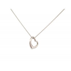 COLLIER TIFFANY & CO OPEN HEART ELSA PERETTI GRP06386 41 CM ARGENT NECKLACE 330€