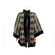 VINTAGE MANTEAU CHRISTIAN DIOR HARLEQUIN GALLIANO EN CUIR FOURRURE 48 M FUR COAT