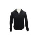 NEUF PULL SAINT LAURENT 386387 TAILLE L 50 EN LAINE NOIRE BLACK WOOL TOP 790€