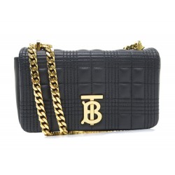 SAC A MAIN BURBERRY MINI LOLA 80594921 EN CUIR NOIR BANDOULIERE HAND BAG 1290€