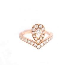 BAGUE CHAUMET JOSEPHINE AIGRETTE 083511 T52 EN OR ROSE 18K DIAMANTS RING 9630€