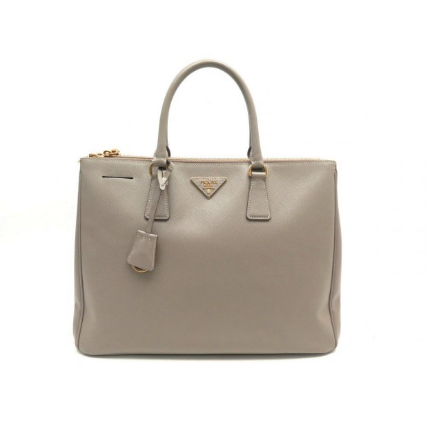 SAC A MAIN PRADA BN1874 CABAS GRAND GALLERIA CUIR SAFFIANO TAUPE HAND BAG 3800€