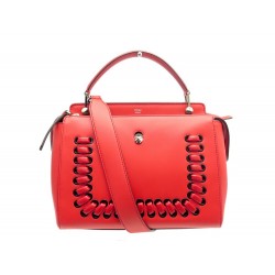 NEUF SAC A MAIN FENDI DOTCOM WHIPSTITCH 8BN298 ROUGE BANDOULIERE HAND BAG 2115€