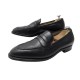 CHAUSSURES ALDEN MOCASSINS 11.5 45.5 EN CUIR CORDOVAN NOIR LEATHER LOAFERS 745€