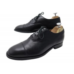 CHAUSSURES CHURCH'S CONSUL IV 7G 41 LARGE RICHELIEU CUIR NOIR LEATHER SHOES 940€