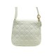 VINTAGE SAC A MAIN DIOR LADY CANNAGE CAL44590 BLANC HOBO CUIR SHOULDER BAG 1800€