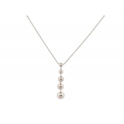 COLLIER TIFFANY & CO BOULES ARGENT 925 HARDWEAR BALL 5-ROW DROP NECKLACE 1000€