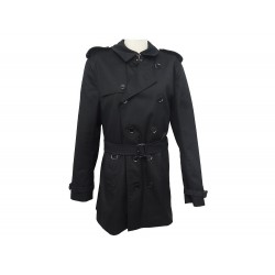 NEUF IMPERMEABLE BURBERRY TRENCH BRITTON T 54 L MANTEAU NOIR CEINTURE COAT 2150€