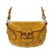 SAC A MAIN VALENTINO LOGO V CUIR JAUNE MOUTARDE GOLD PORTE EPAULE PURSE 2300€