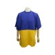 NEUF TSHIRT BALENCIAGA FW22 SHOW INVITE UKRAINE XXL 58 TISSU BLEU ET JAUNE NEW