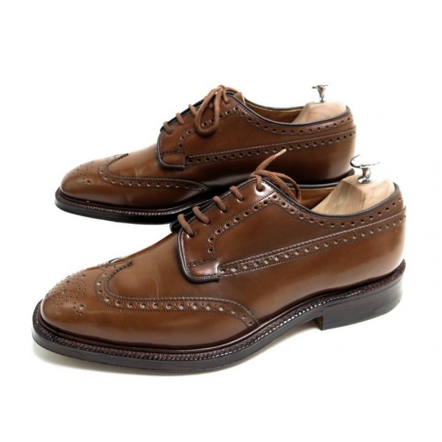 NEUF CHAUSSURES CHURCH'S GRAFTON DERBY 8.5G 42.5 L TRIPLE SEMELLES MARRON 690€