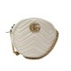 SAC A MAIN GUCCI 550154 MINI MARMONT ROUND BANDOULIERE CUIR BLANC HAND BAG 1200€