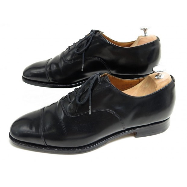 CHAUSSURES CHURCH'S BALMORAL 9F 43 RICHELIEU BOUT DROIT EN CUIR NOIR SHOES 550€