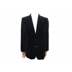 VESTE GUCCI VELOURS 234494062 117985 52 IT 50 FR M EN VELVET NOIR JACKET 2500€