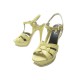 CHAUSSURES YVES SAINT LAURENT TRIBUTE 315487 39 CUIR FACON CROCO SANDALS 895€