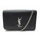 NEUF SAC A MAIN SAINT LAURENT KATE MEDIUM 364021 BANDOULIERE NOIR HAND BAG 1750€