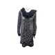 ROBE CHANEL COL A FRONCES LAINE P36103K02182 TAILLE 40 M LAINE WOOL DRESS 4500€