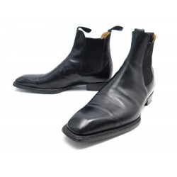 CHAUSSURES JM WESTON BOTTINES BEAUBOURG 631 9.5D 43.5 CUIR + BOITE BOOTS 1050€