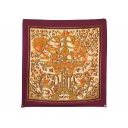 RARE VINTAGE FOULARD HERMES L'ARBRE DE VIE KARIN SWILDENS 1ERE ED SCARF 460€