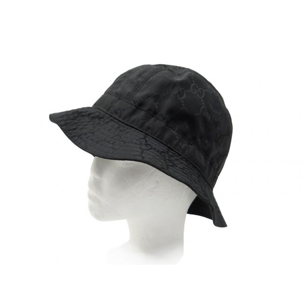 NEUF BOB GUCCI LOGO GG TOILE MONOGRAMME MONOGRAMMED CANVAS HAT CAP 430€