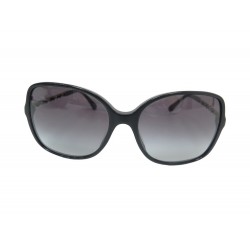 LUNETTES DE SOLEIL CHANEL CHAINE ENTRELACEE 5210-Q NOIR + ETUI SUNGLASSES 460€